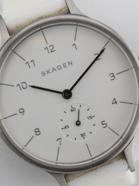 Skagen SKW2603 Silicone Band Quartz Analog Women\'s Watch New Battery main image 8